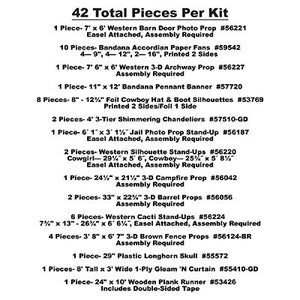 Western Theme Prom Kit (42 Total Items)