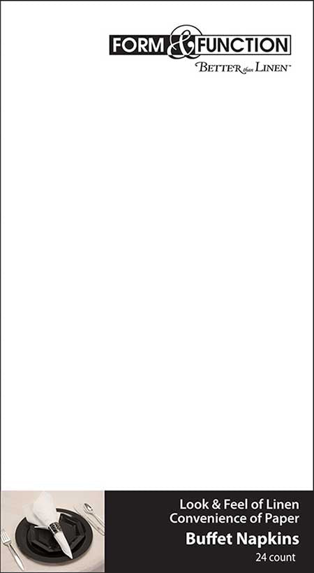 Bulk 288 pc White Better than Linen Guest Towels - Solid Color Party Tableware by Creative Converting