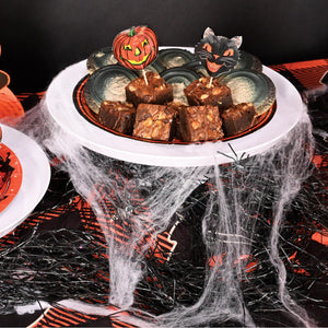 Bulk Halloween Party Giant Spider Web with 4 Spiders (12 Packages/Case) by Beistle