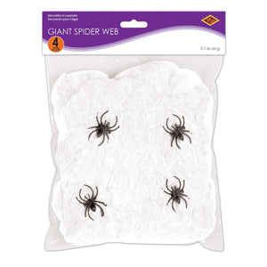 Halloween Giant Spider Web - white (2.1 Oz per Package)