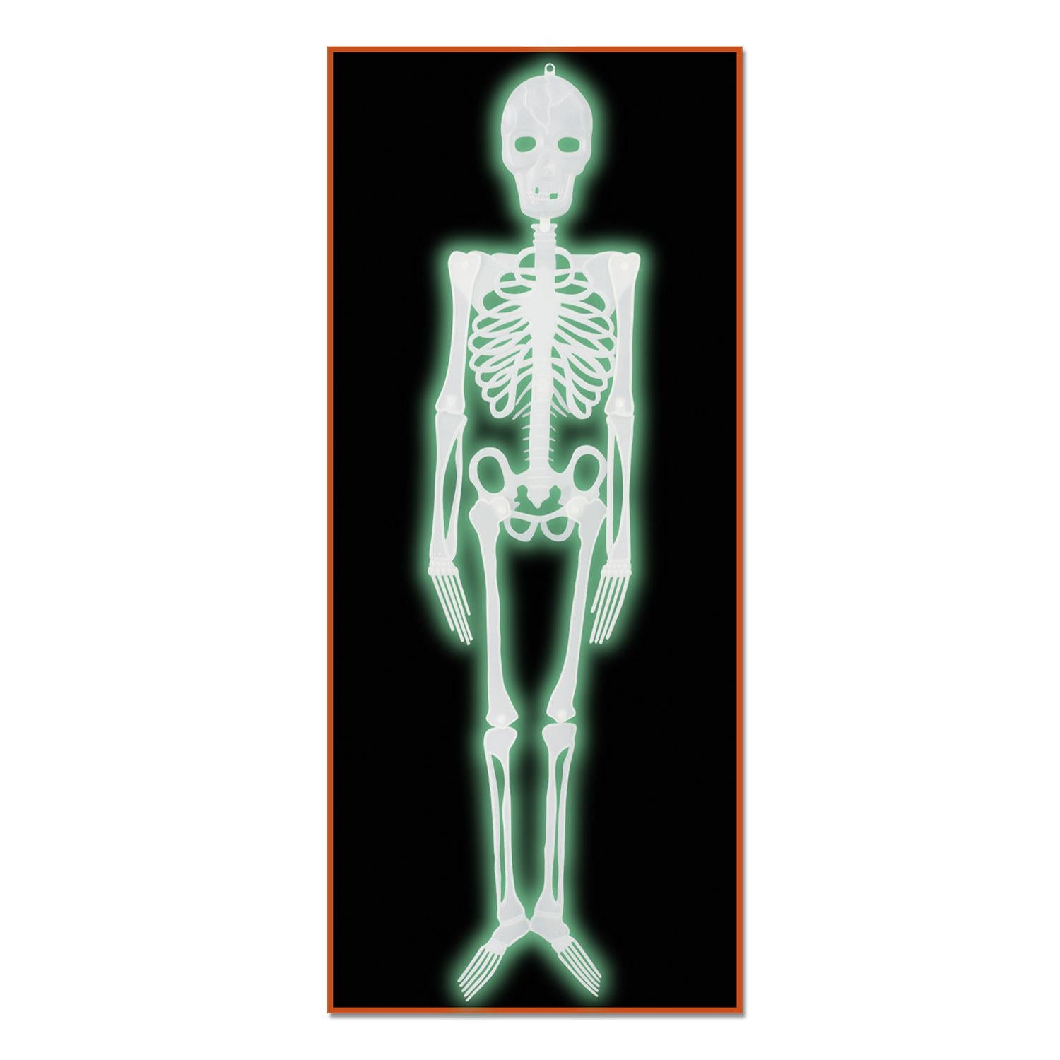 Beistle Halloween Plastic Nite-Glo Skeleton