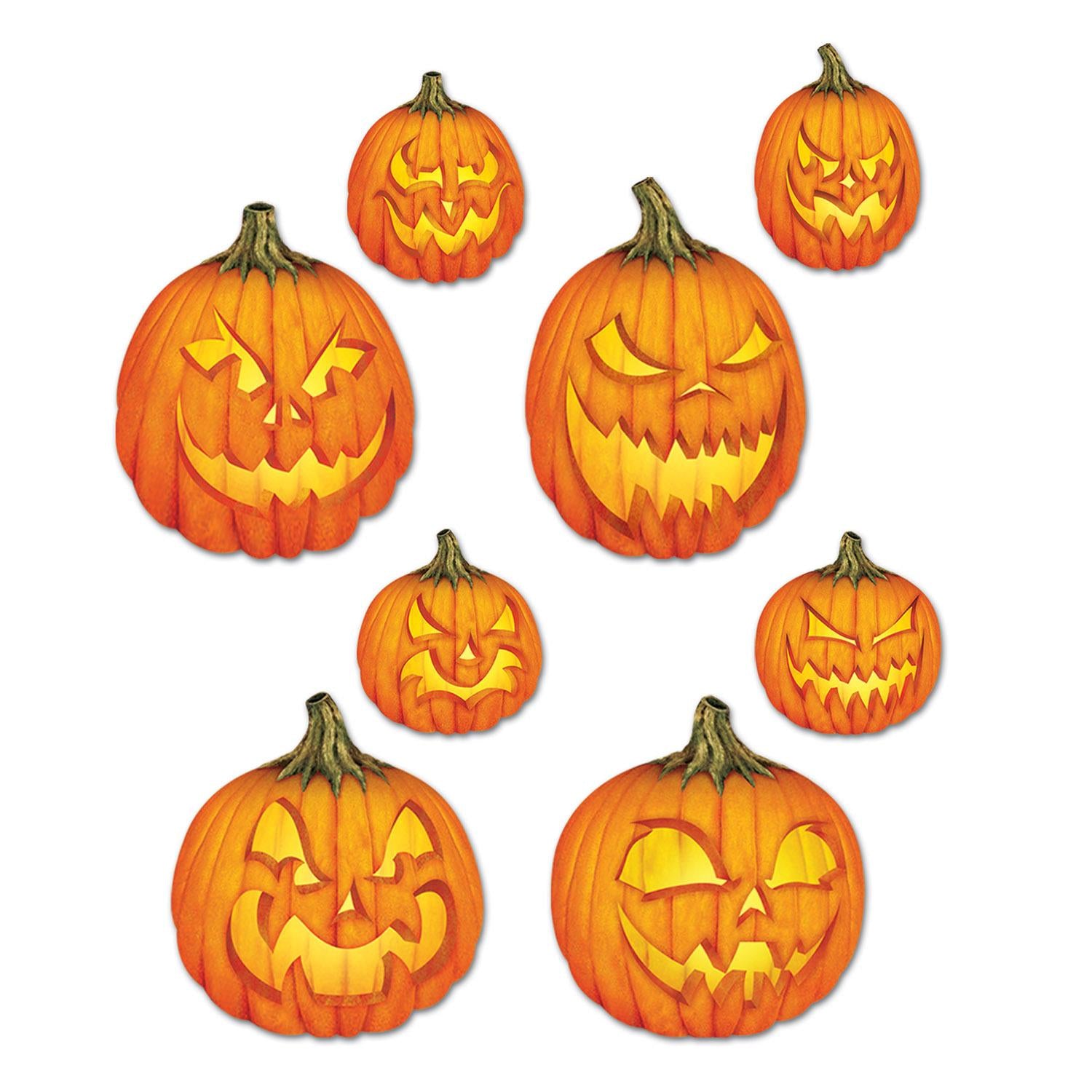 Beistle Halloween Scary J-O-L Cutouts (4/Pkg)