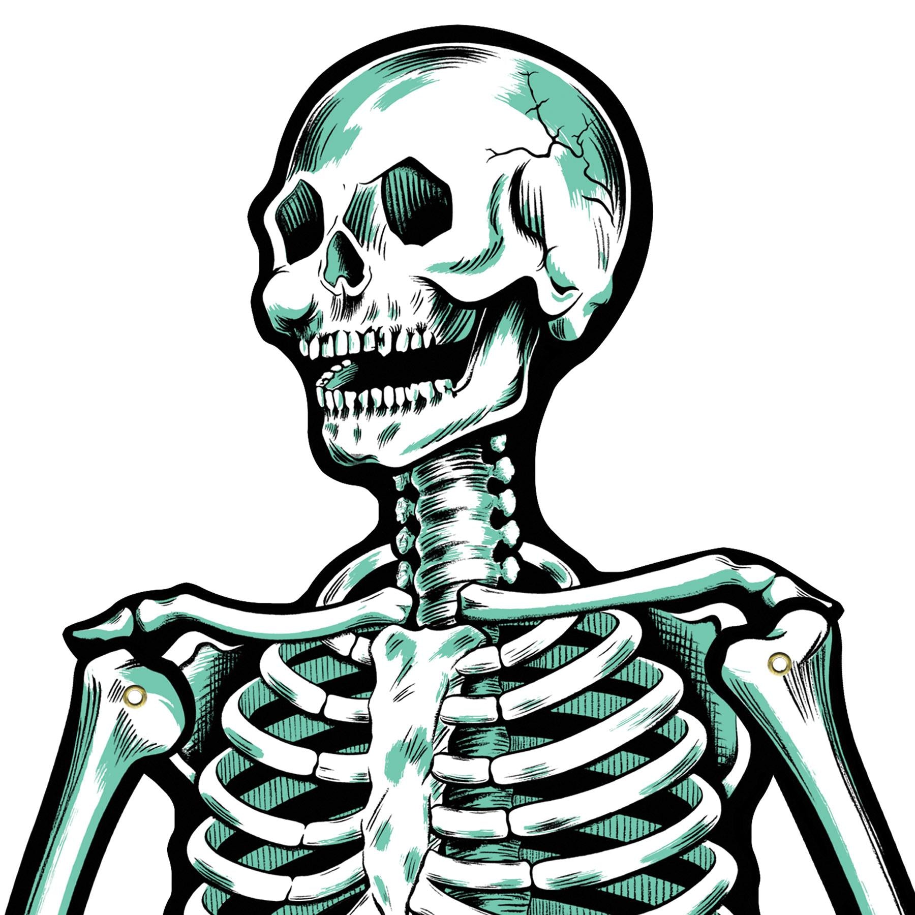 Beistle Halloween Jointed Skeletons (2/Pkg)