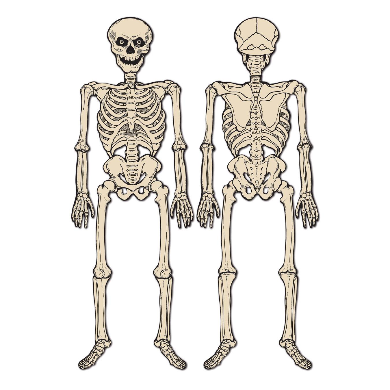 Beistle Vintage Halloween Jointed Skeleton