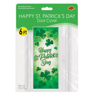 Bulk Happy St. Patrick's Day Door Cover (Case of 12) by Beistle