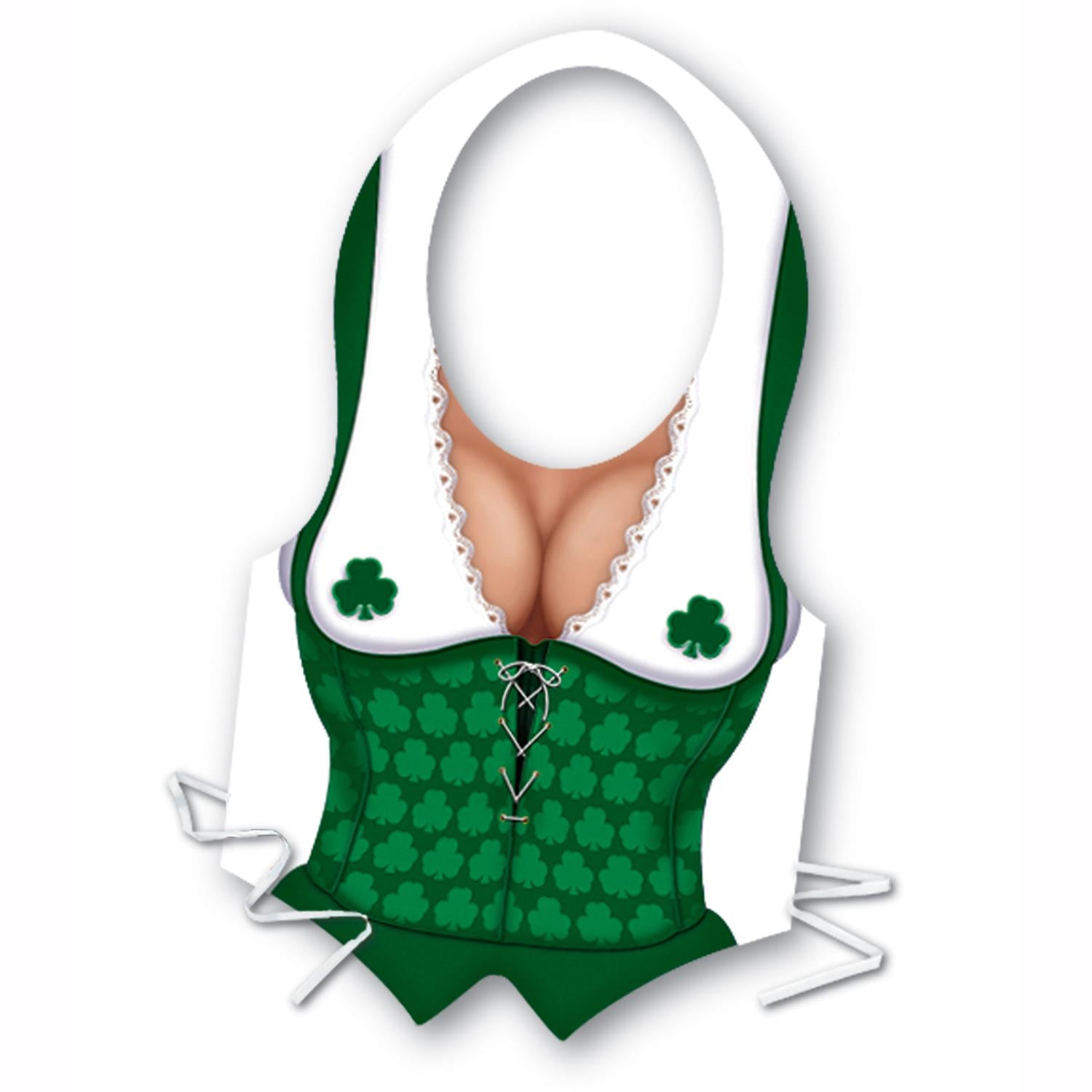 Beistle St. Patrick's Day Packaged Plastic Irish Miss Vest