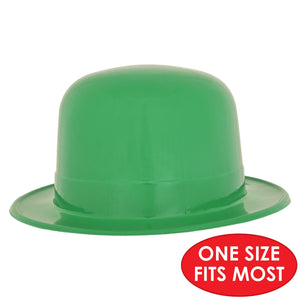 Beistle Green Plastic Derby (Pack of 48) - St. Patricks Day Party Supplies, St. Patricks Day Stuff to Wear