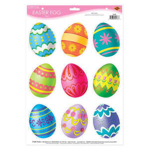 Easter Party Supplies - Easter Egg Clings
