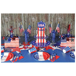 Bulk Patriotic Party American Flag Centerpiece (Case of 12) by Beistle