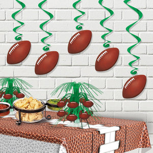 Bulk Football Party Hanging Whirls (Case of 30) by Beistle