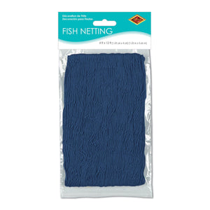 Bulk Luau Party Fish Netting blue (Case of 12) by Beistle