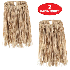 King Size Raffia Hula Skirt - natural