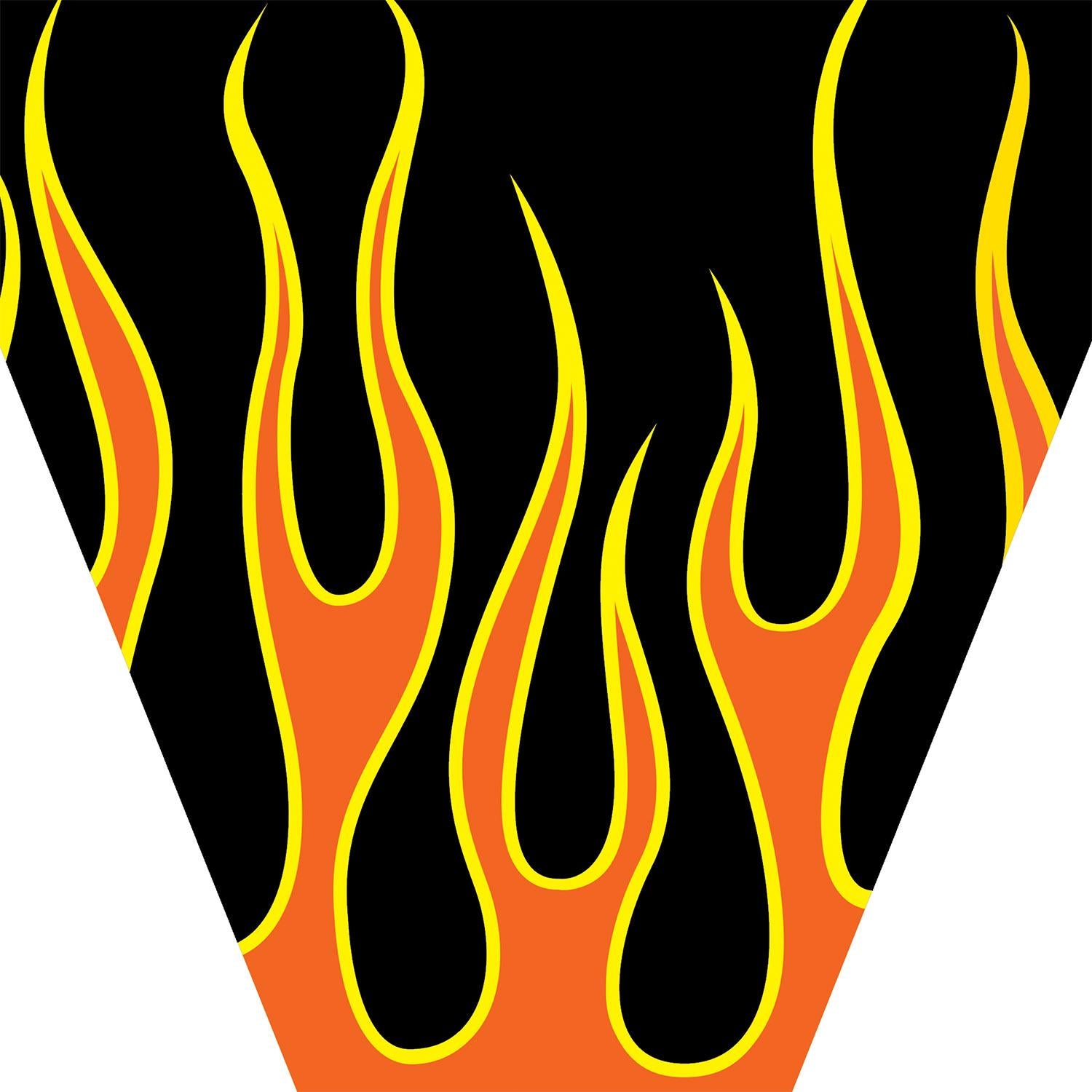 Beistle Flame Party Pennant Banner