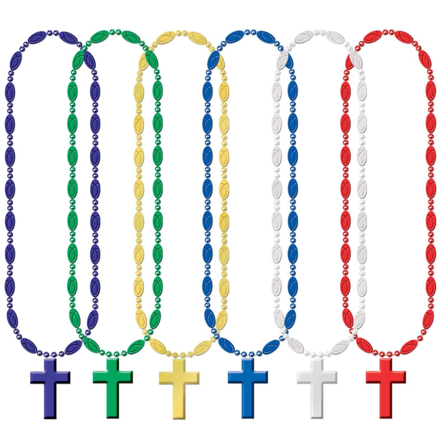 Beistle Religious Bead Necklaces