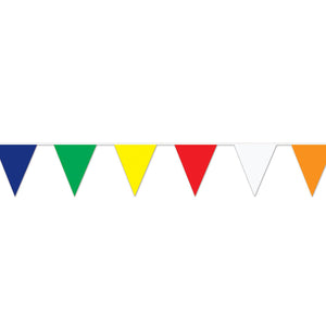 120 ft. Beistle Multi-Color Party Pennant Banner