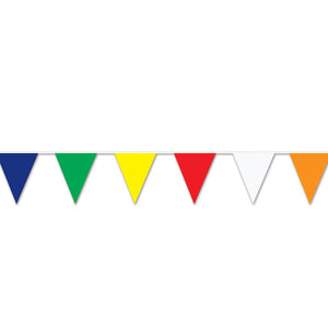 30 ft. Beistle Multi-Color Party Pennant Banner