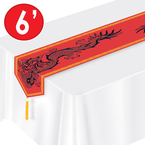 Bulk Chinese New Year Printed Asian Paper Table Runner (Case of 12) by Beistle