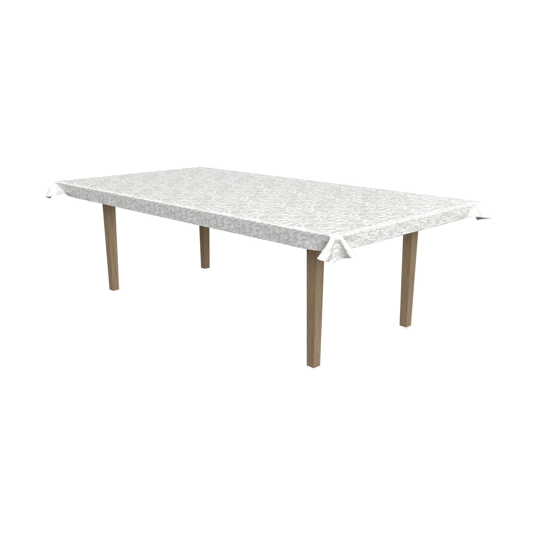 Beistle White Plastic Lace Table Roll