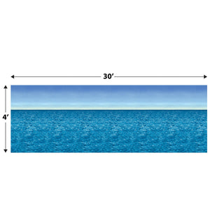 Bulk Nautical Party Ocean & Sky Backdrop (Case of 6) by Beistle