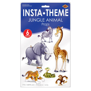 Bulk Jungle Animal Props Jungle Party Theme (Case of 72) by Beistle