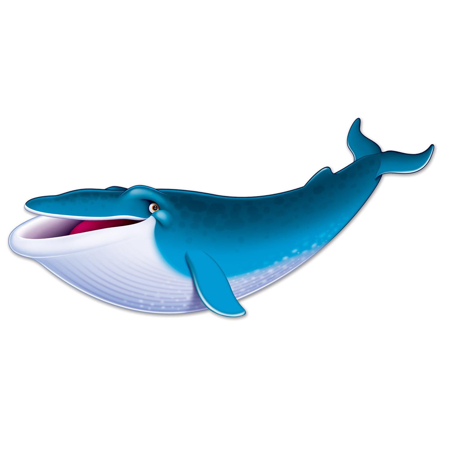 Beistle Blue Whale Party Cutout