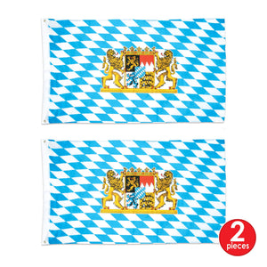 Bavarian Flag, party supplies, decorations, The Beistle Company, Oktoberfest, Bulk, Holiday Party Supplies, Oktoberfest Party Supplies