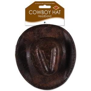 Bulk Cowboy Hat Headband (Case of 12) by Beistle