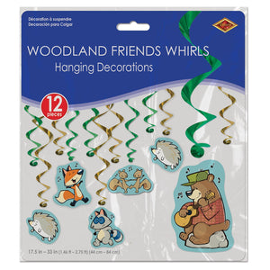 Bulk Woodland Friends Whirls (Case of 72) by Beistle