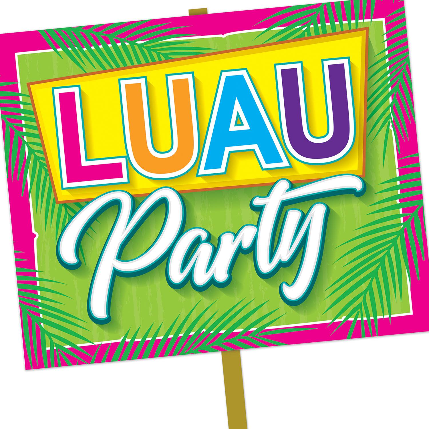 Beistle Luau Party Yard Sign