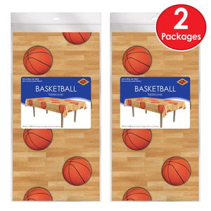 Bulk Basketball Theme Tablecover (Case of 12) by Beistle