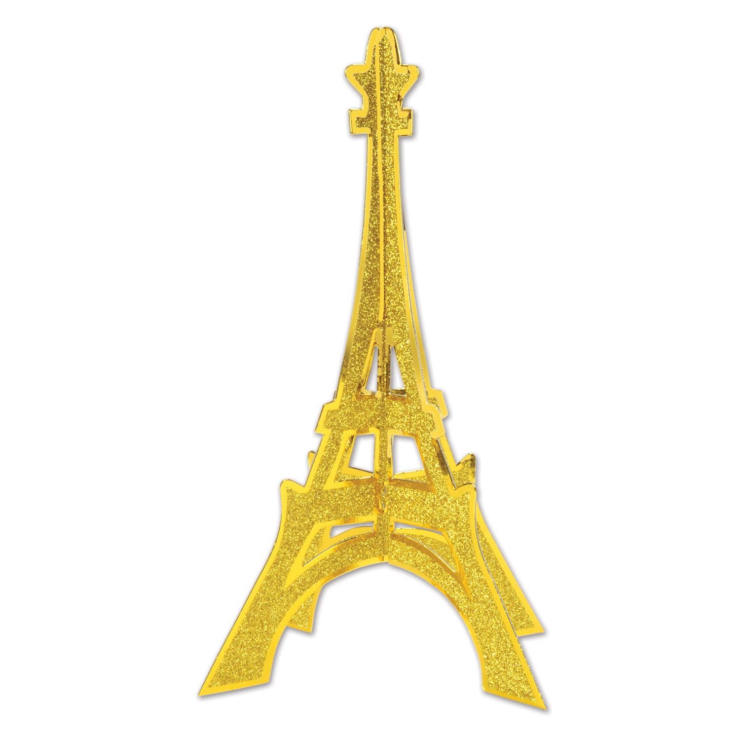 Beistle 3-D Glittered Eiffel Tower Party Centerpiece