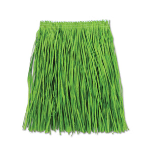 Beistle Luau Party Adult Mini Hula Skirt - green