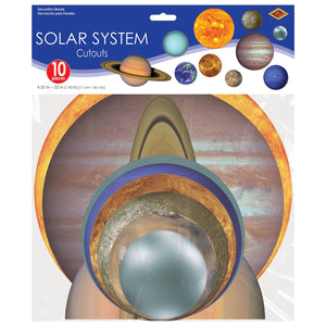 Bulk Solar System Cutouts (Case of 120) by Beistle