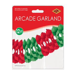 Arcade Garland - red & green