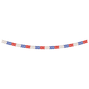 Pageant Garland - red, white, blue 