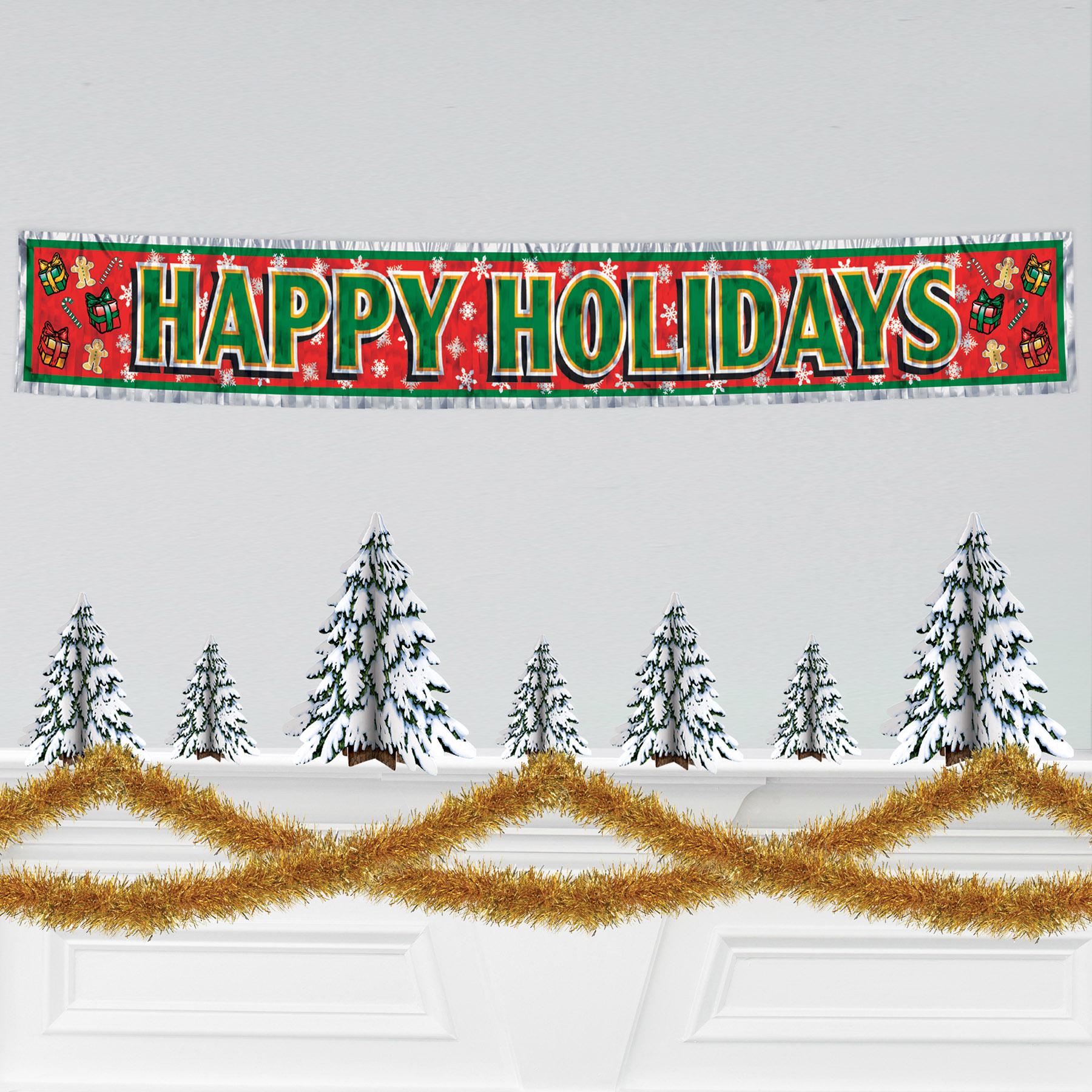 Beistle100 ft  Christmas Gold Tinsel Garland Decoration