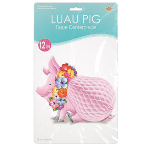 Bulk Luau Party Pig Centerpiece (Case of 12) by Beistle