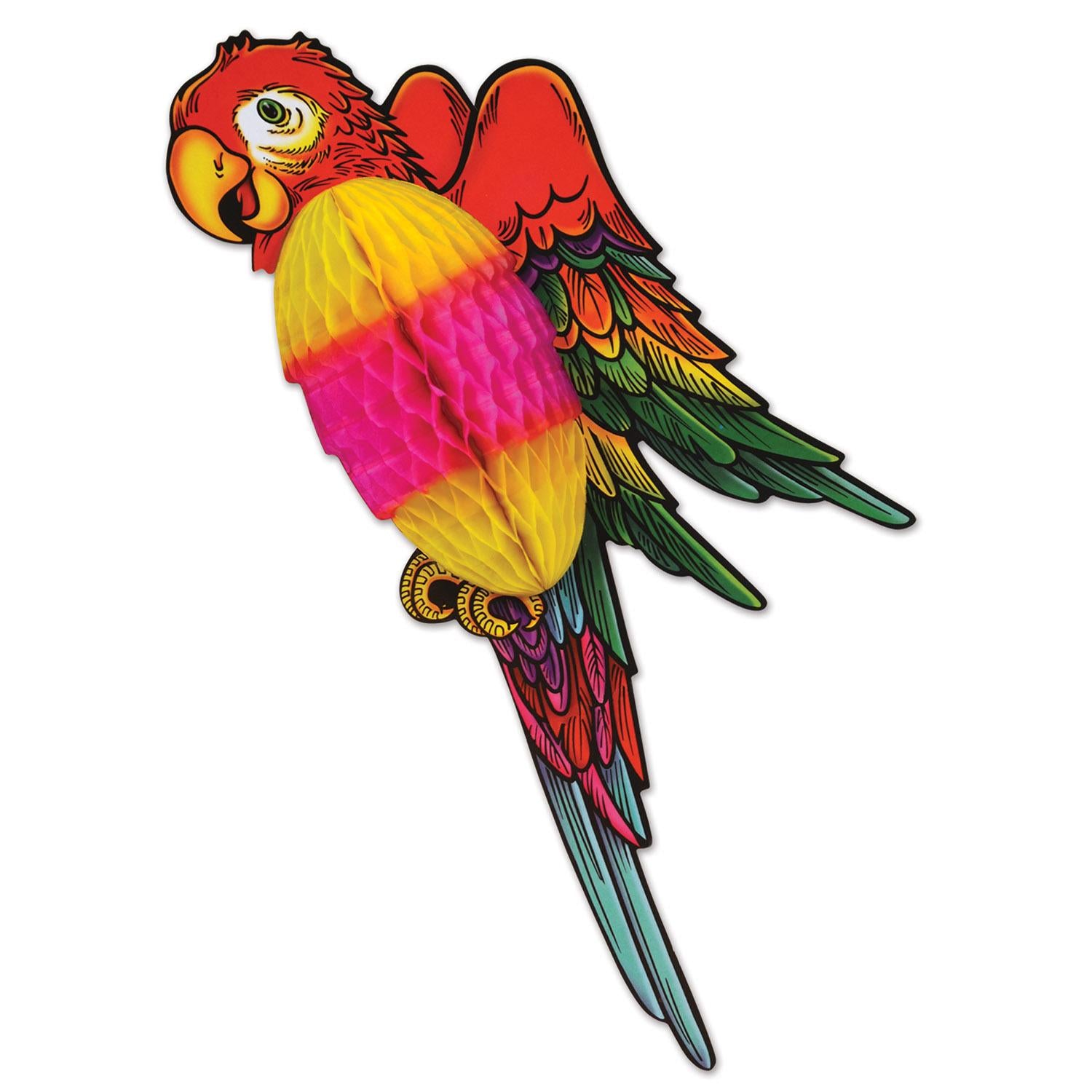 Beistle Luau Party Tissue Parrot