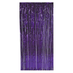 Beistle 1-Ply Party Gleam 'N Curtain - purple