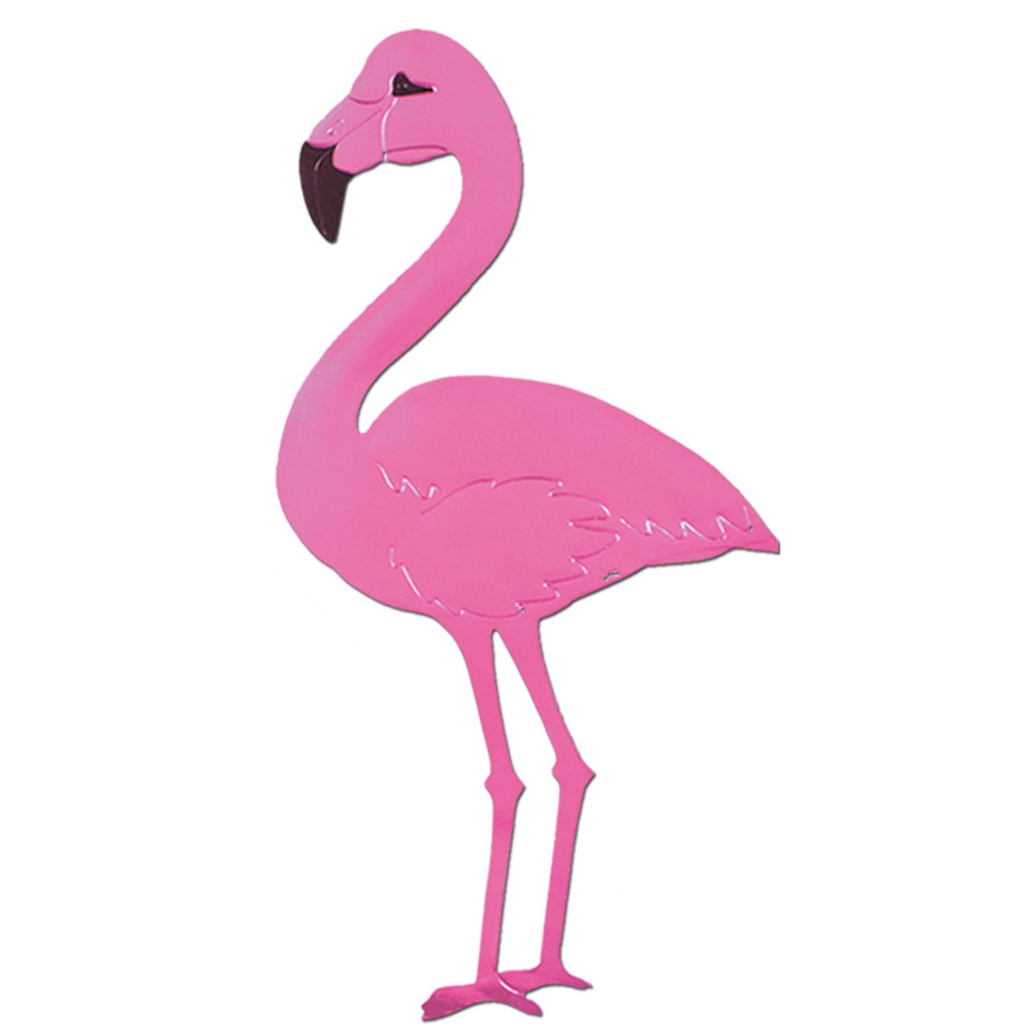 Beistle Luau Party Foil Flamingo Silhouette