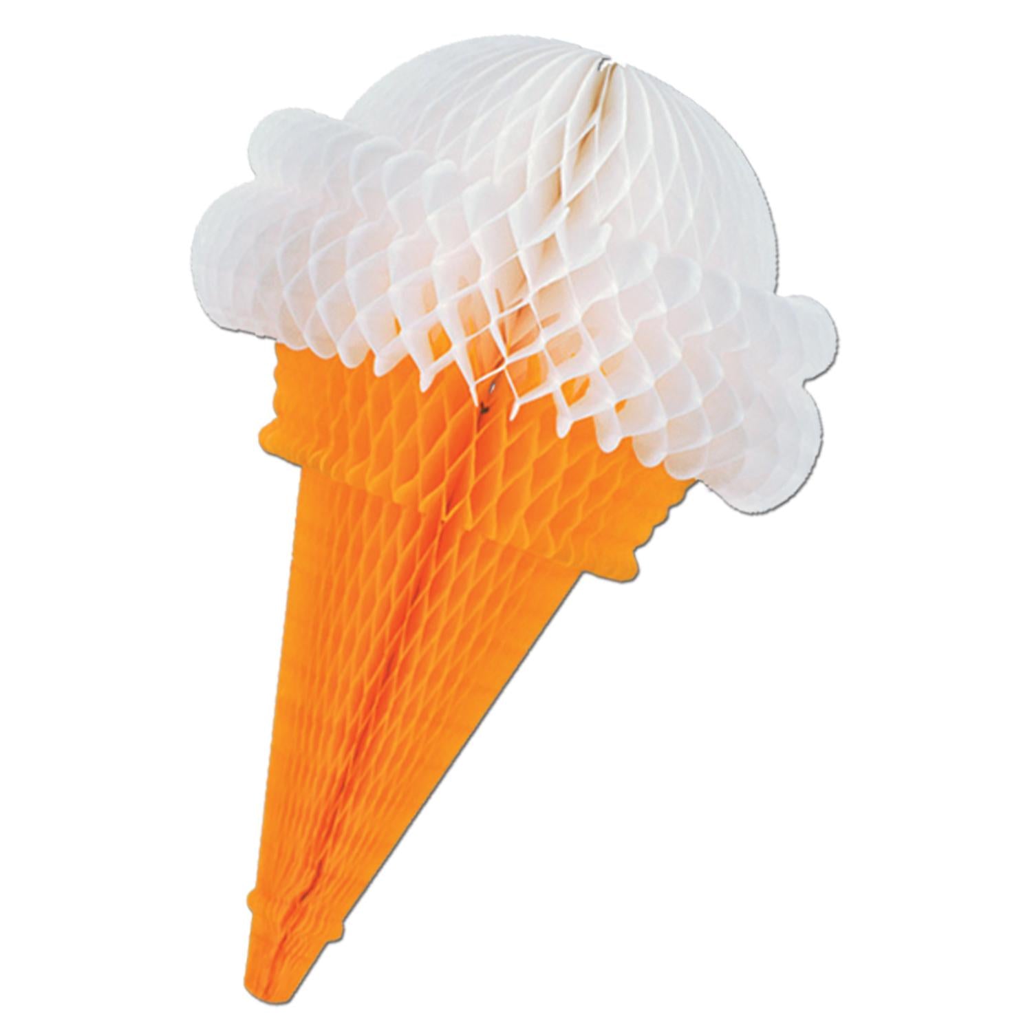 Beistle Tissue Ice Cream Party Cones