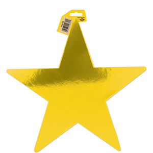 Party Decorations - 15 inch Die-Cut Foil Star- Gold