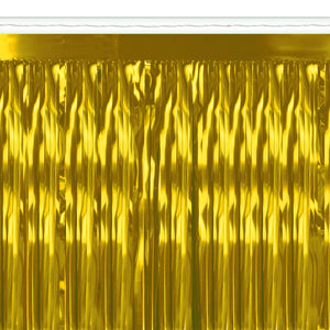 2-Ply Metallic Fringe Drape - gold