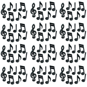 Rock and Roll Party Supplies - Plastic Musical Notes