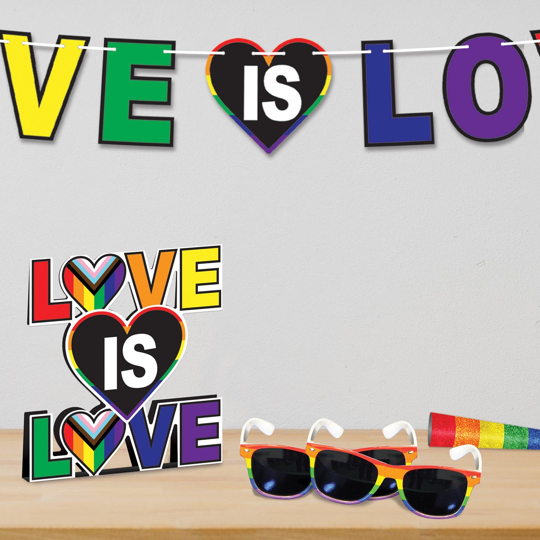 Beistle 3-D Love Is Love Party Centerpiece