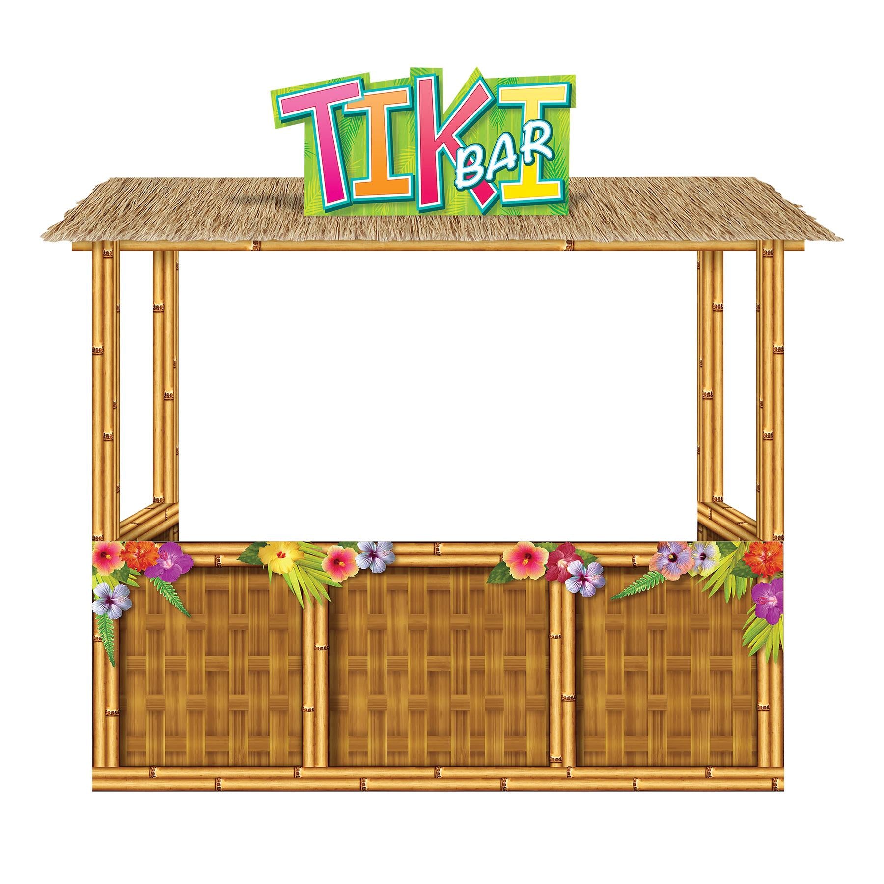 Beistle Luau Party 3-D Tiki Bar Prop