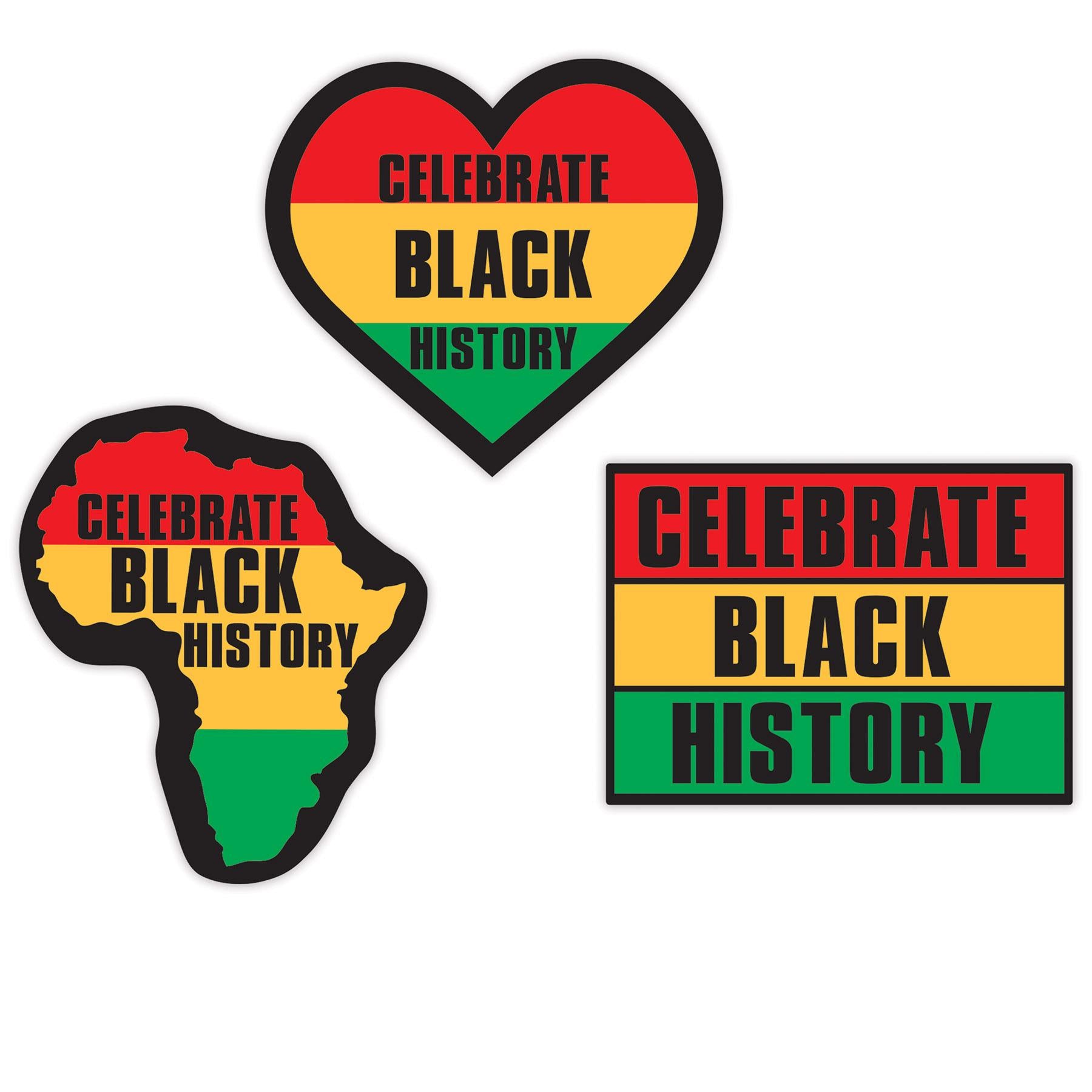 Celebrate Black History Cutouts (3 Per Package)