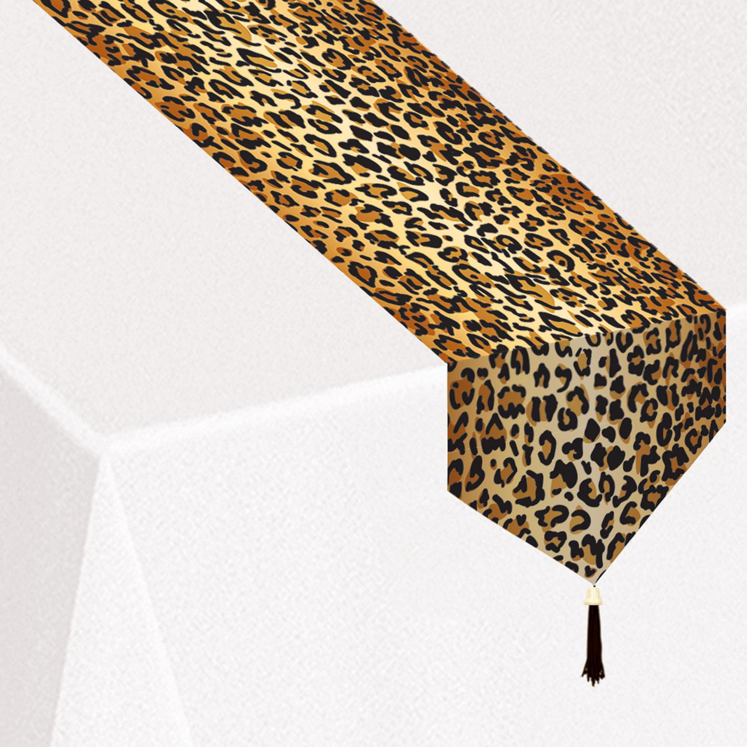Beistle Printed Leopard Print Party Table Runner
