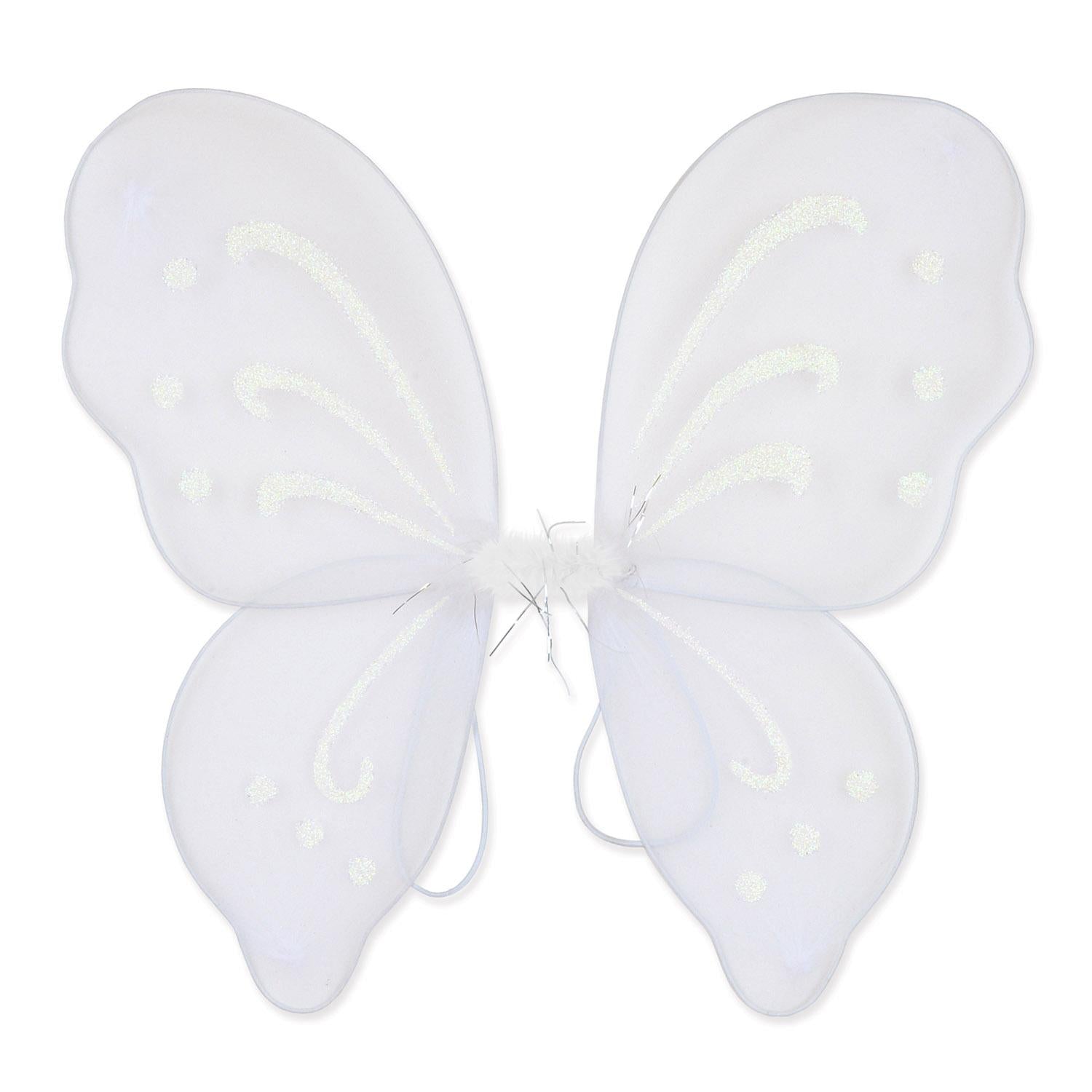 Beistle Halloween Nylon Fairy Wings - white