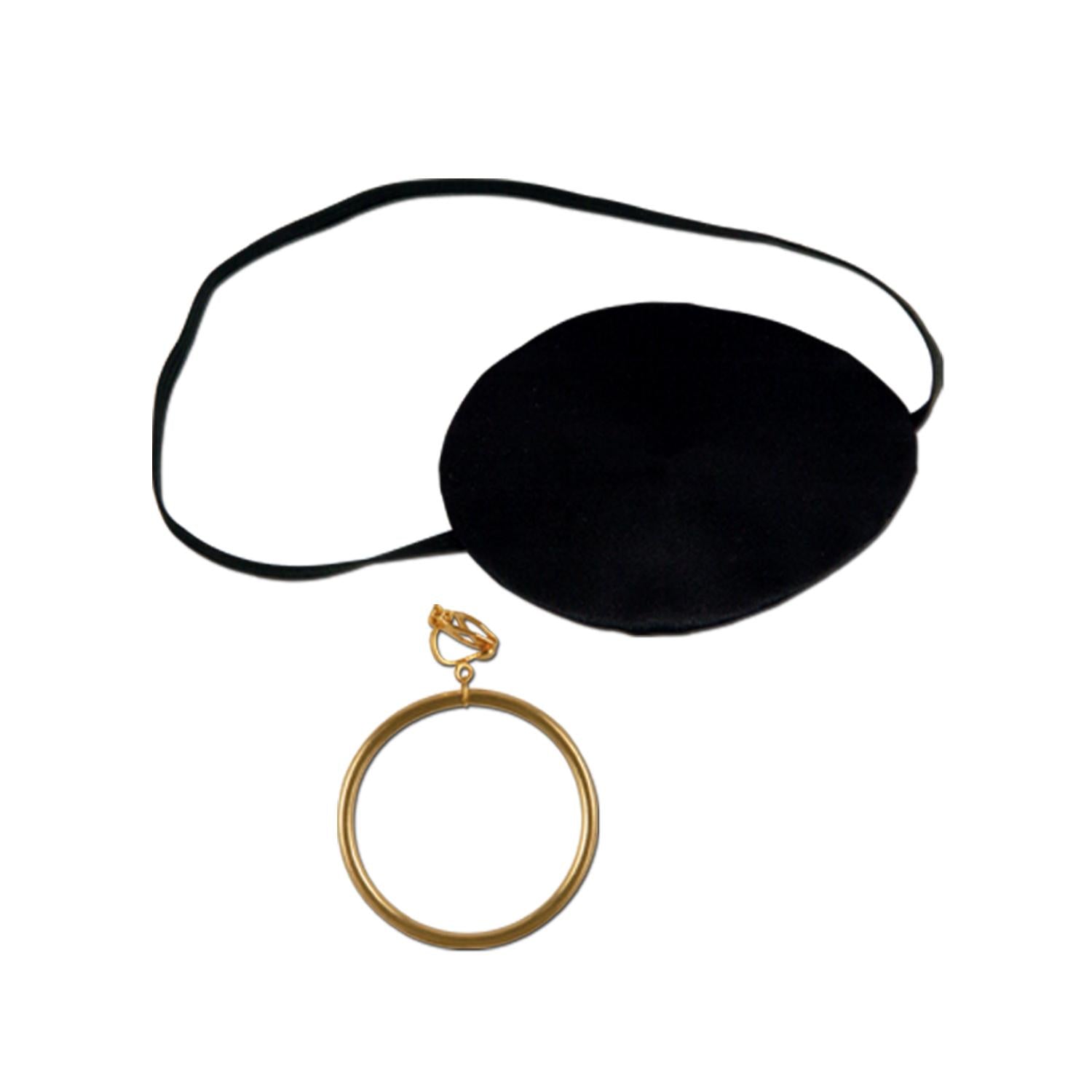 Beistle Pirate Eye Patch with Plastic Earring